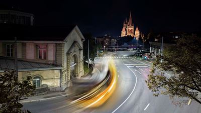 Nachtbus Stadt Lausanne