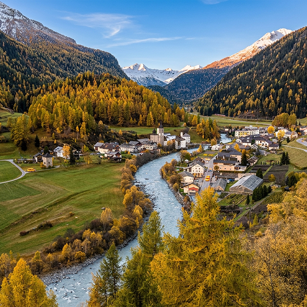 The village of Susch