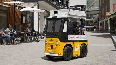 Gepäckroboter «Robi» in Saas-Fee