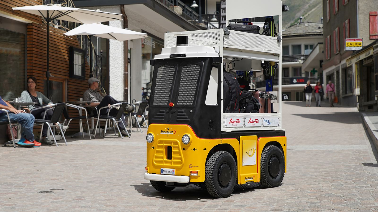 Robot per bagagli «Robi» a Saas-Fee