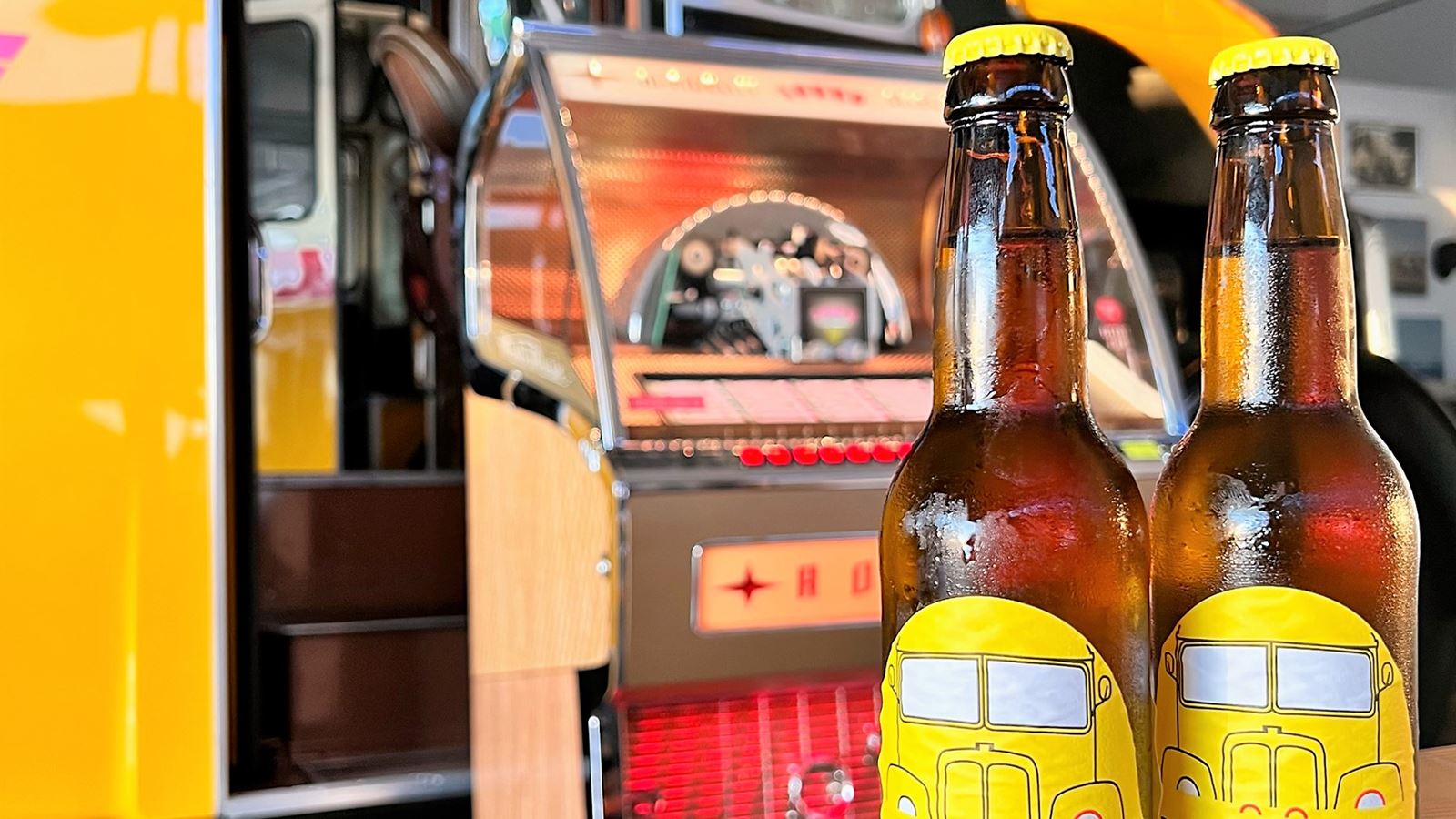 Deux bouteilles de bière Drüklang