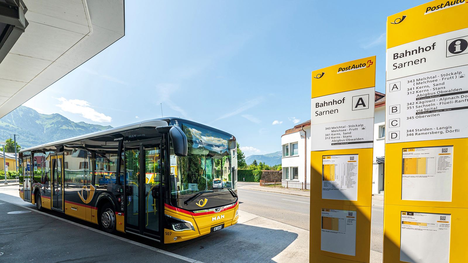 Sarnen railway station © PostBus