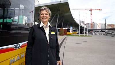 Team Leader Astrid Mauchle at Zurich Airport