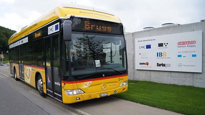 Brennstoffzellenpostautos